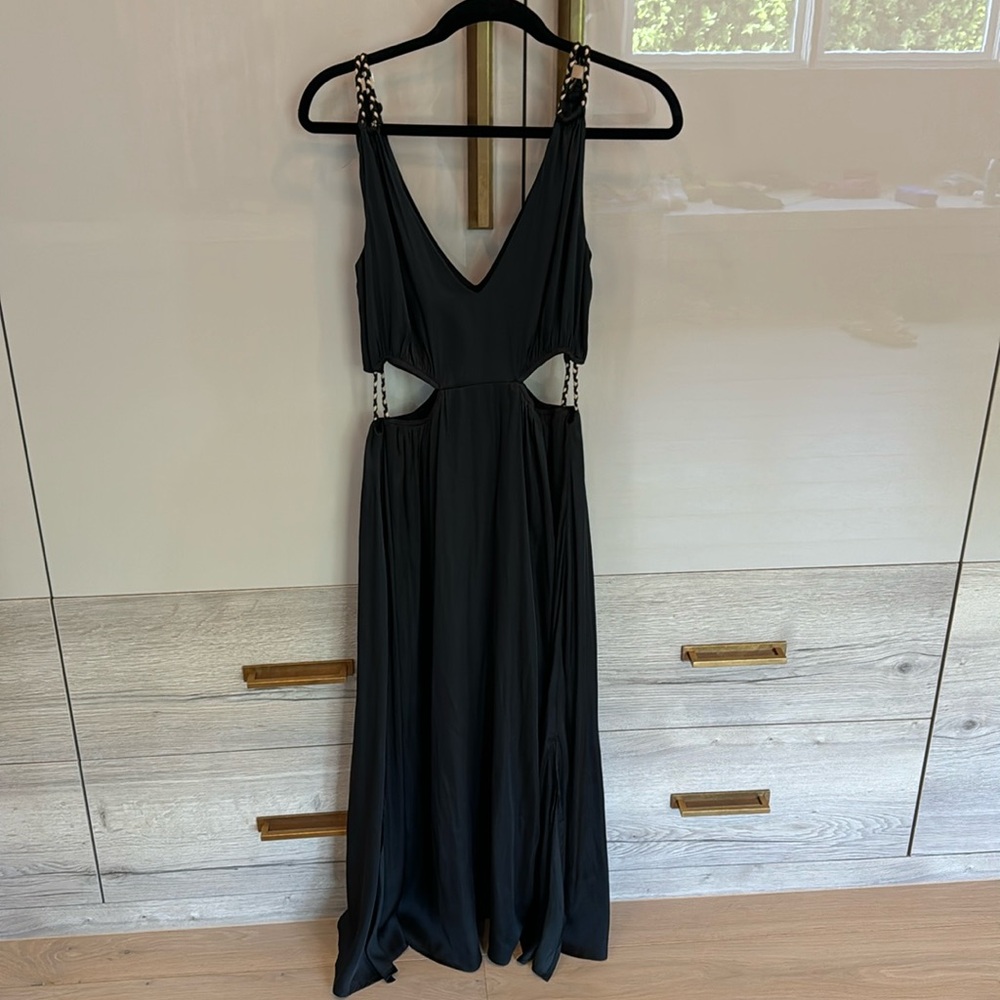 Cutout midi dress